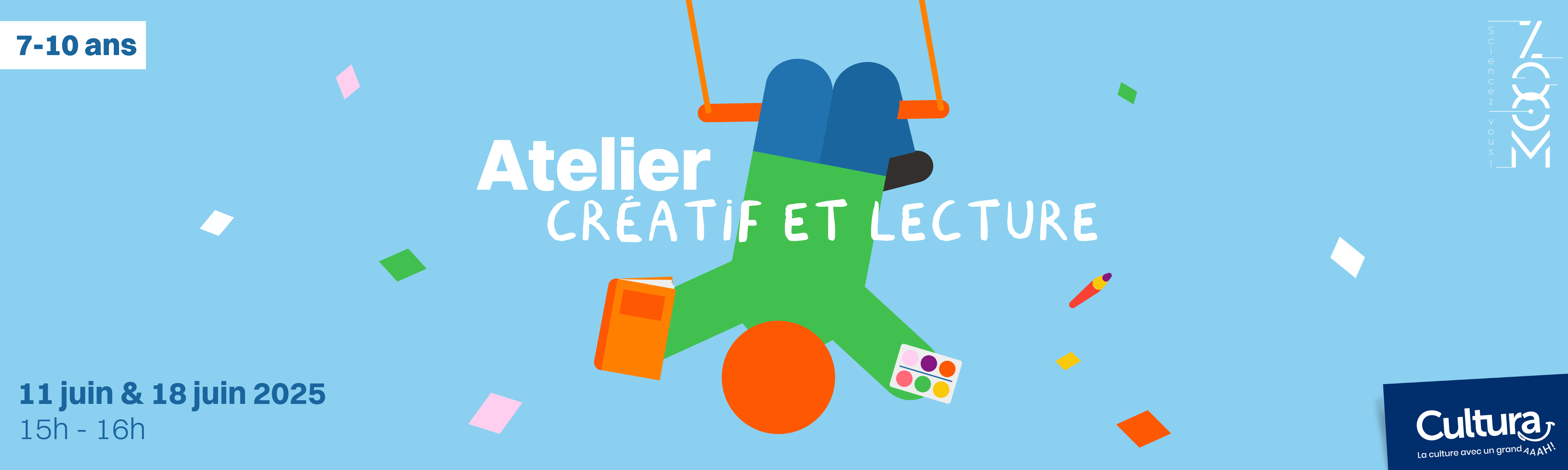Atelier creatif et lecture - Zoom