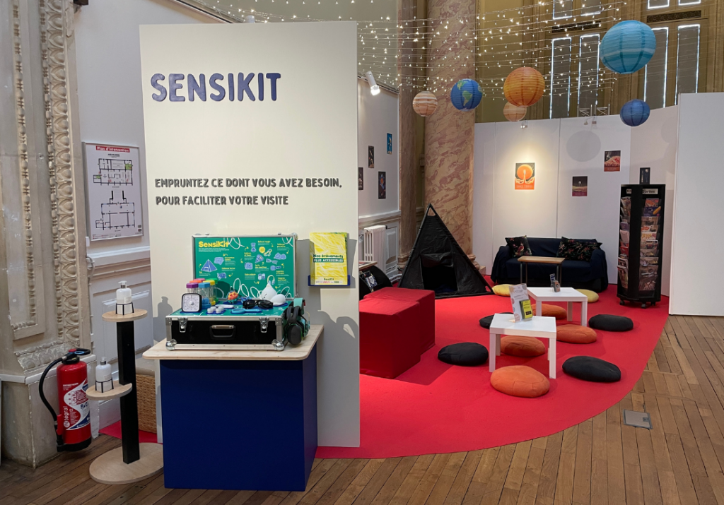 Le Sensikit présent à l'accueil du ZOOM